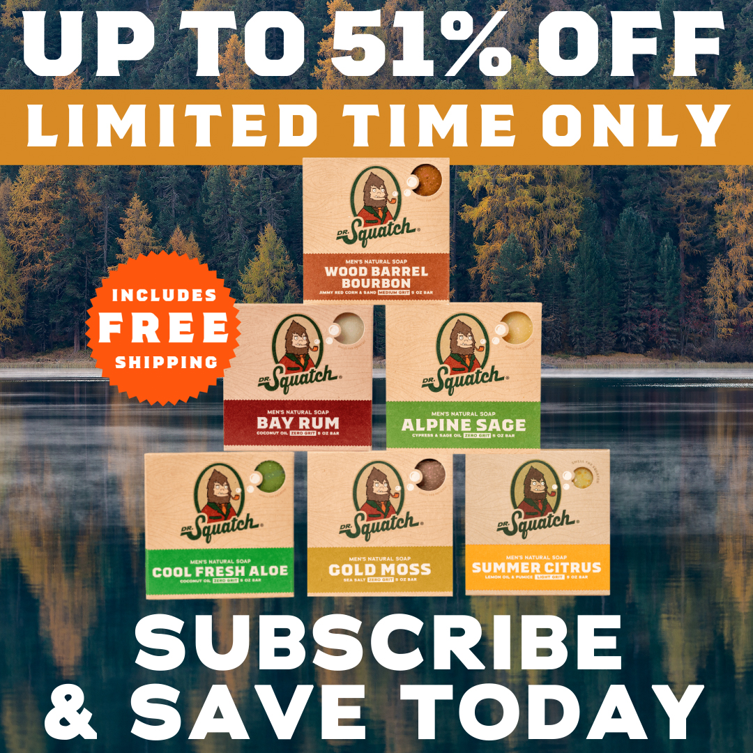 Dr. Squatch Facebook ad