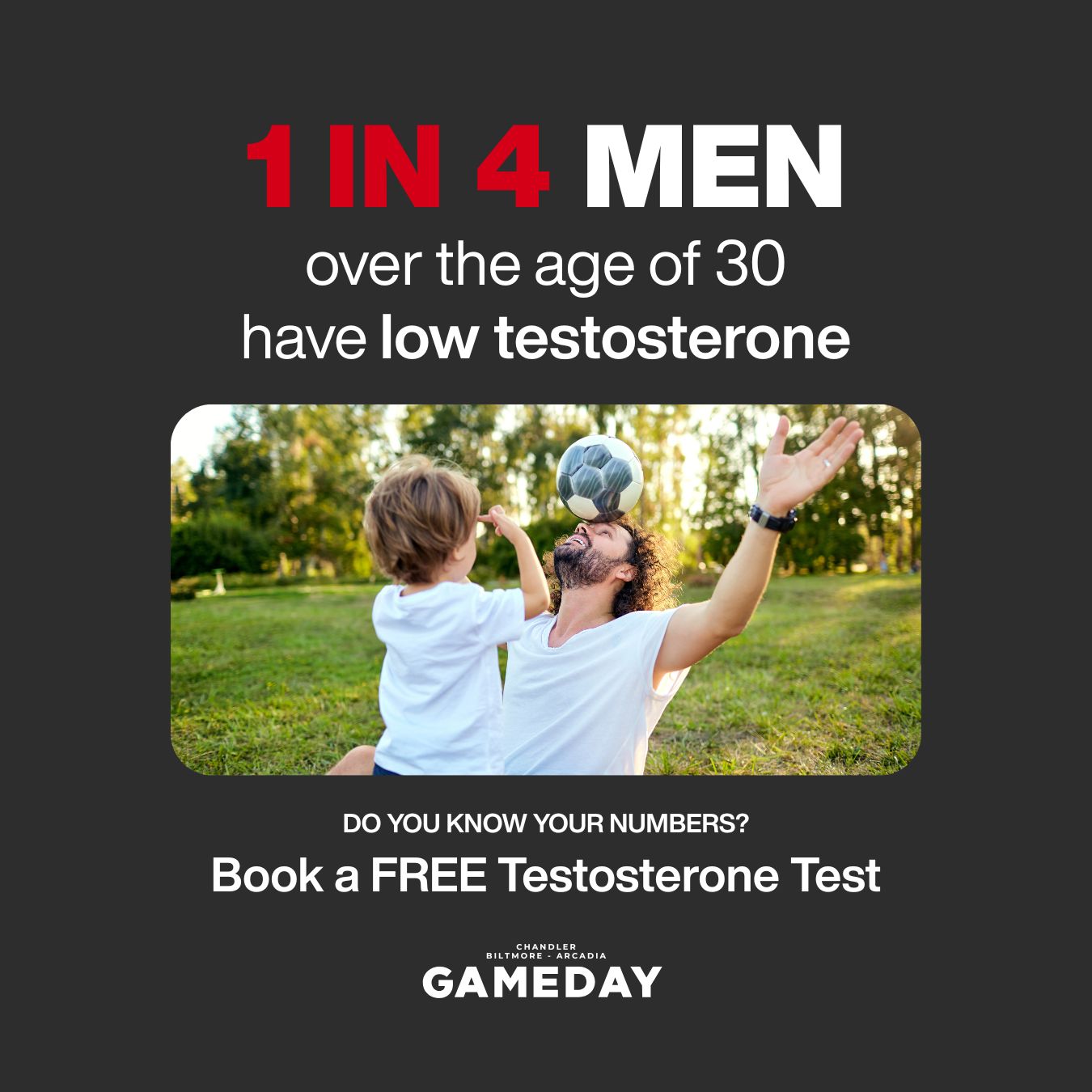 Gameday Men's Health Facebook ad from May 18, 2026