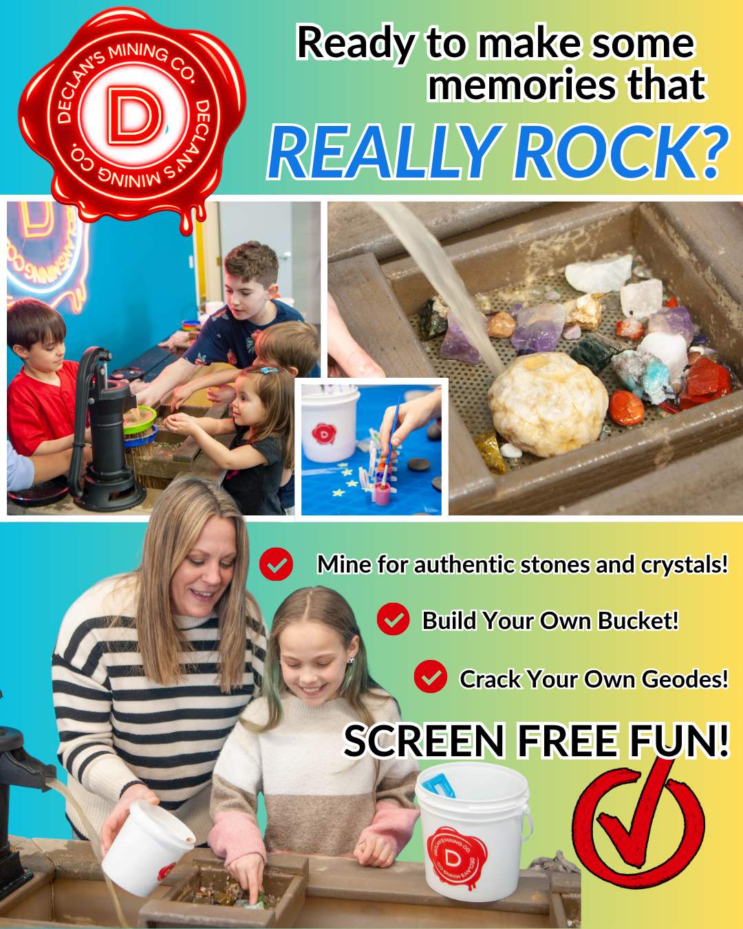 Declan's Mining Co. Facebook ad