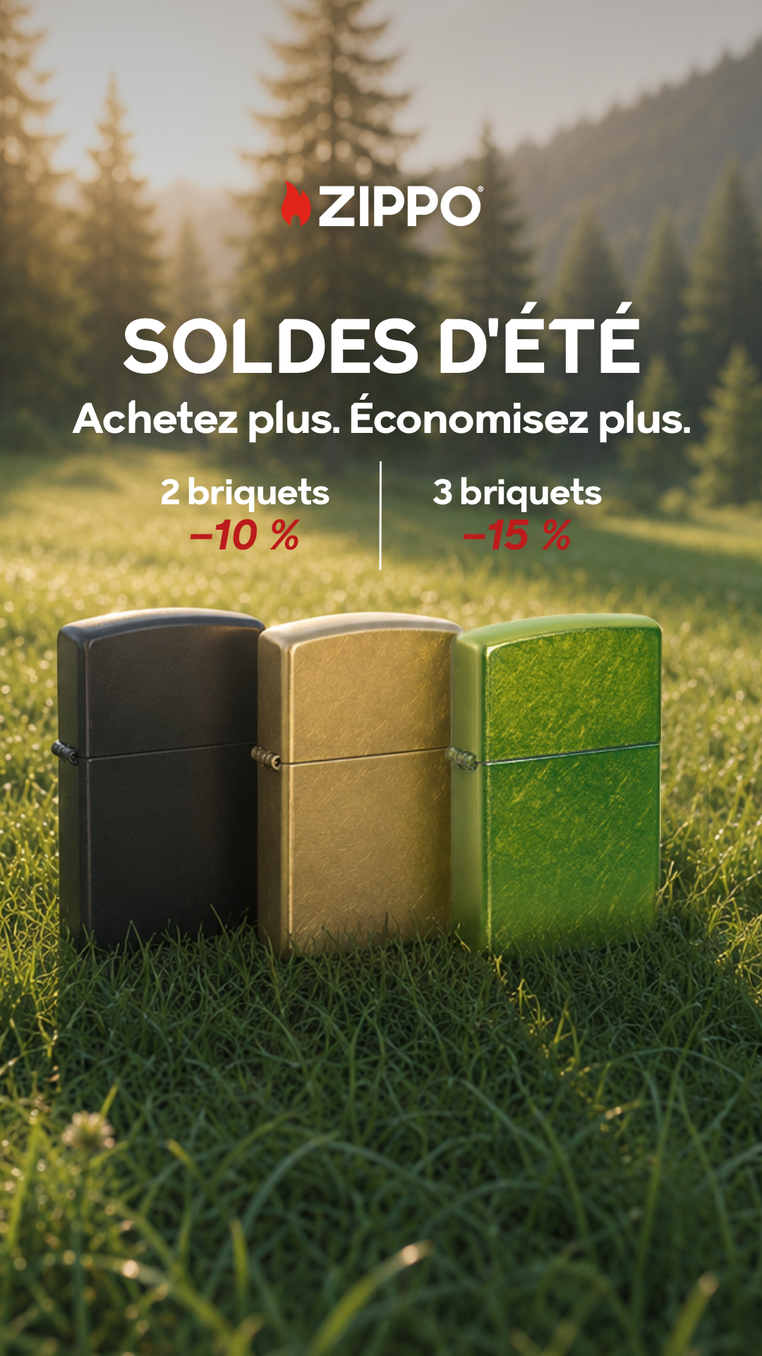 Zippo Europe Facebook ad