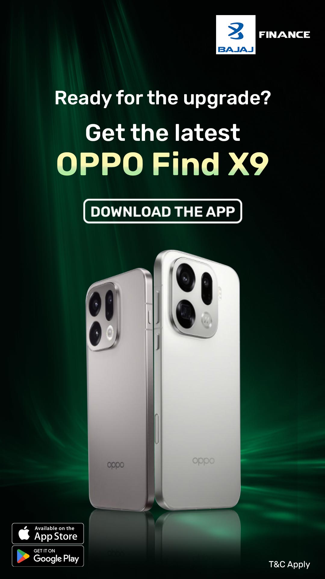 Bajaj Finserv Facebook ad: Get the latest OPPO Find X9
