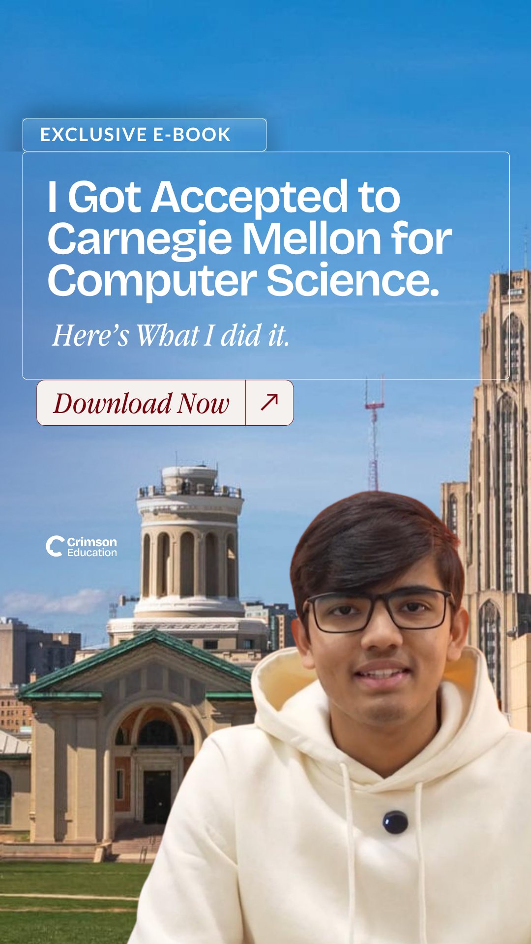 Crimson Education Facebook ad