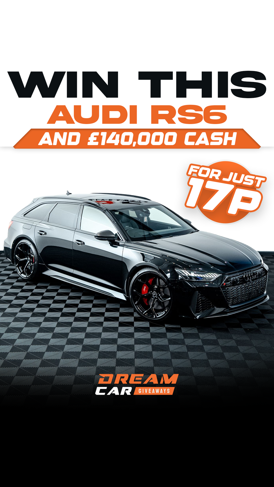 Dream Car Giveaways Facebook ad