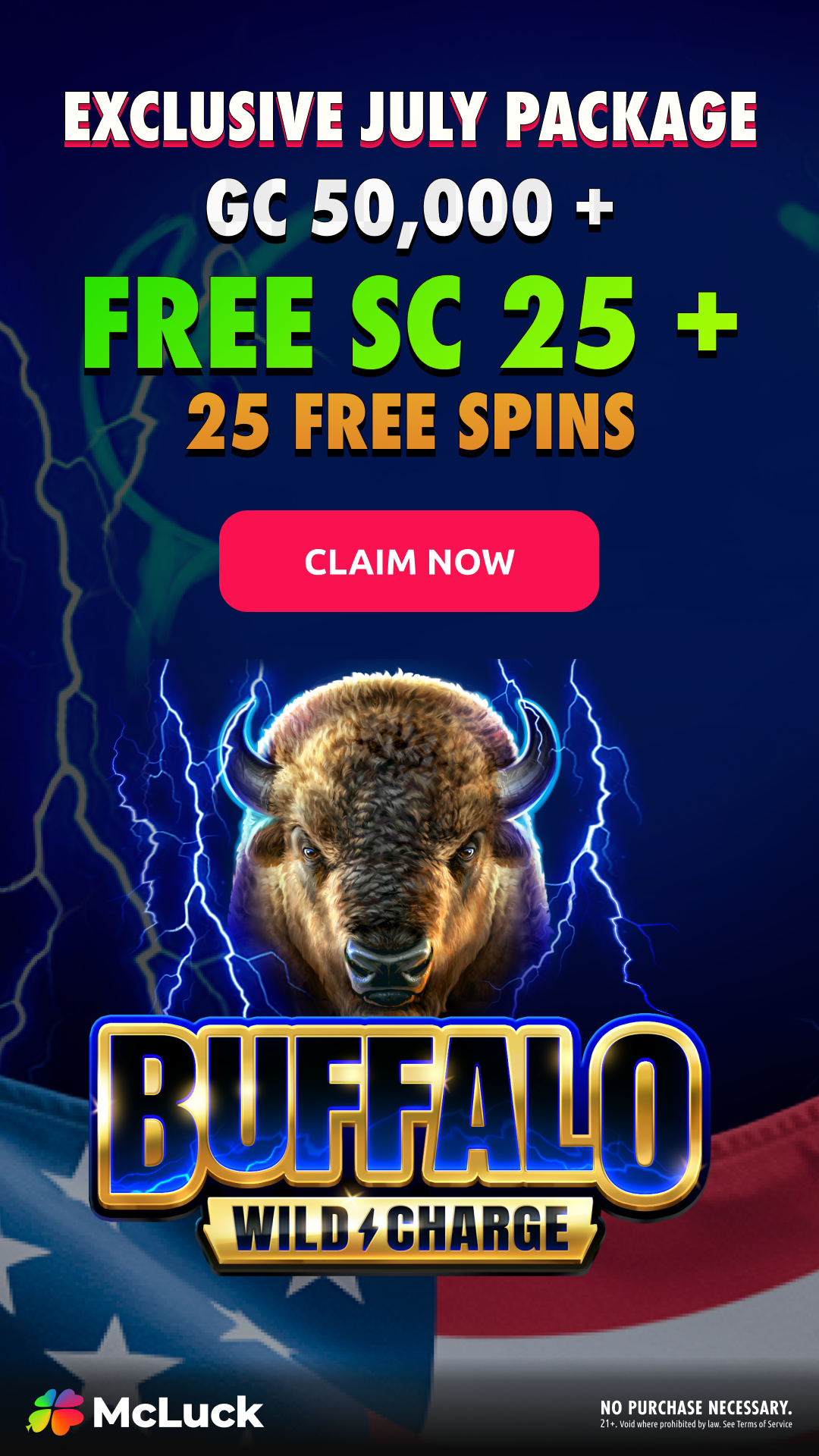 McLuck.com Facebook ad