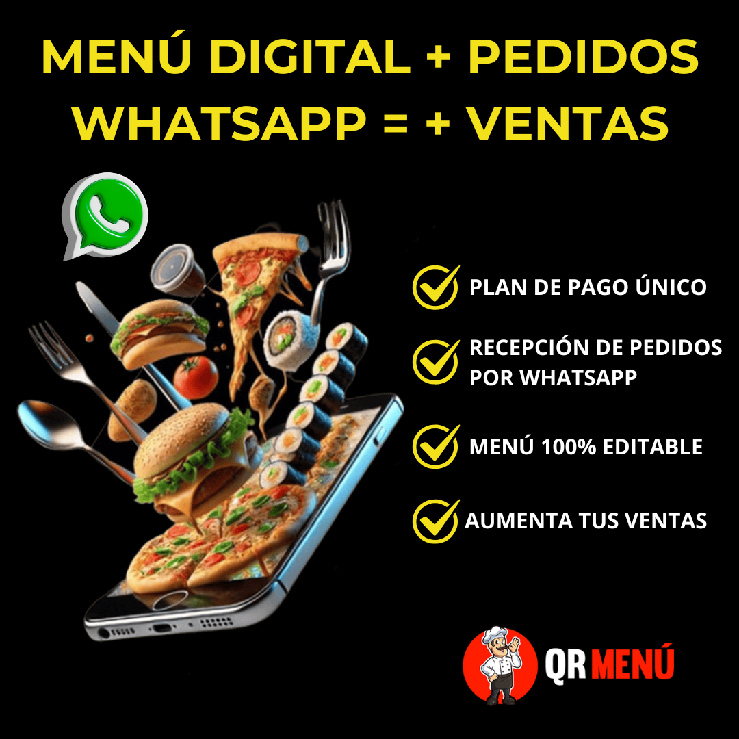 Menú Digital QR Facebook ad: ¡Digitaliza tu Menú y Aumenta tus Ventas!