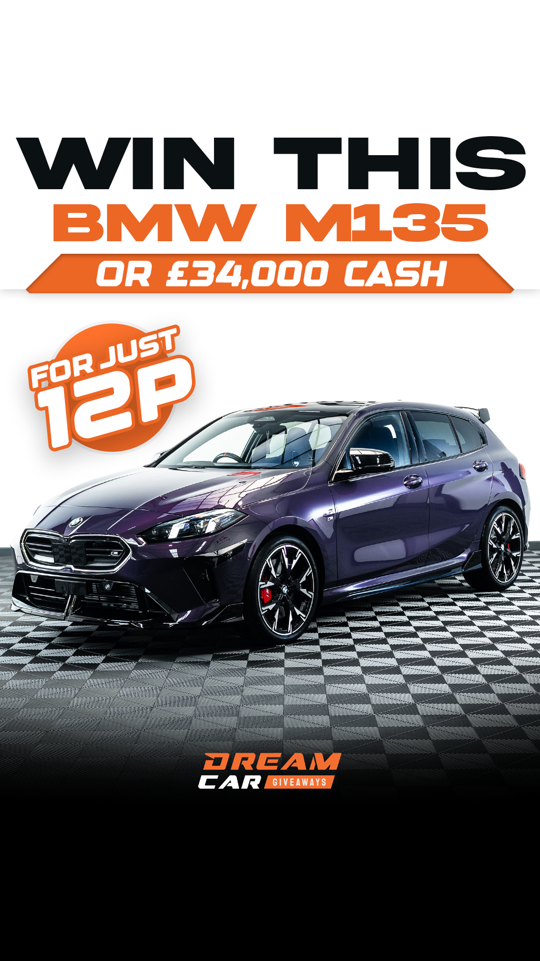 Dream Car Giveaways Facebook ad