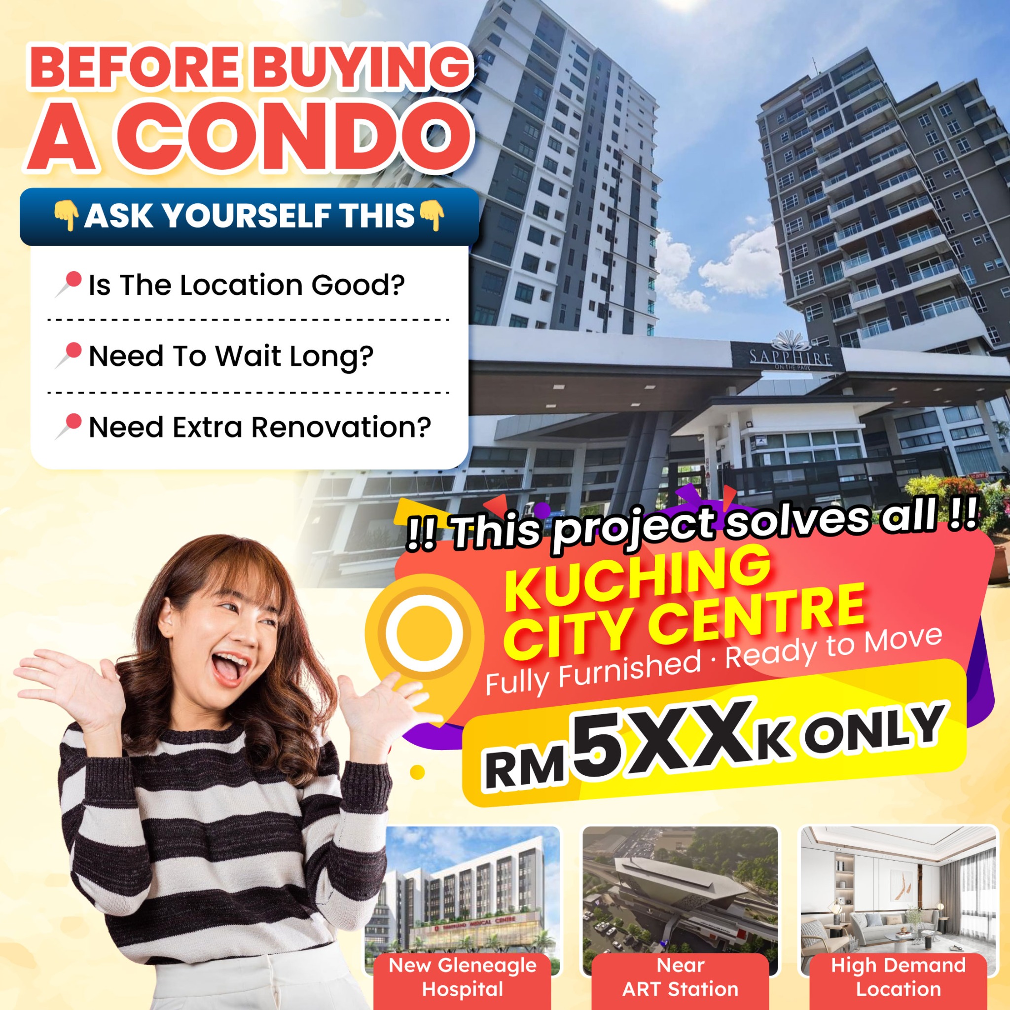 Annie-Property Consultant Sarawak Facebook ad
