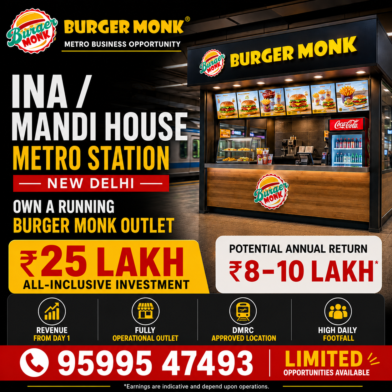 Burger Monk Facebook ad