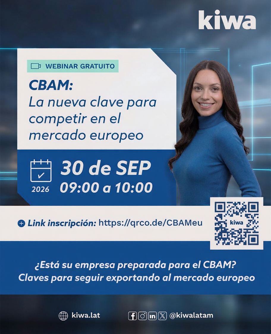 Kiwa América Latina Facebook ad: Webinars gratuitos de sostenibilidad