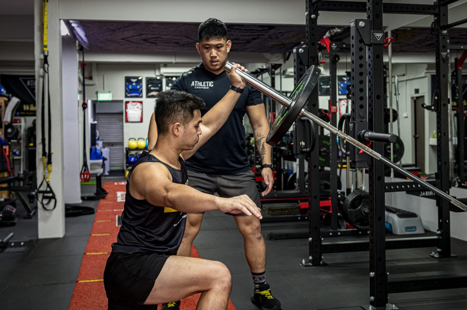 Athletic Chamber SG Facebook ad: 100% No Gym Membership Fees, Just Pay for Your PT
