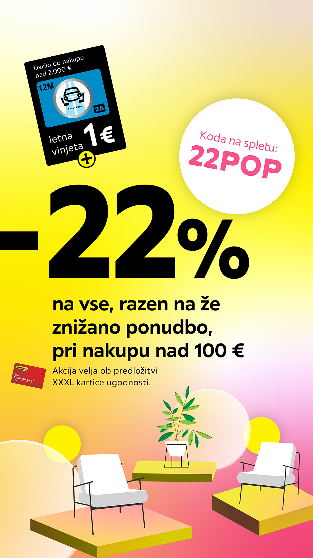 Lesnina XXXL Slovenija Facebook ad