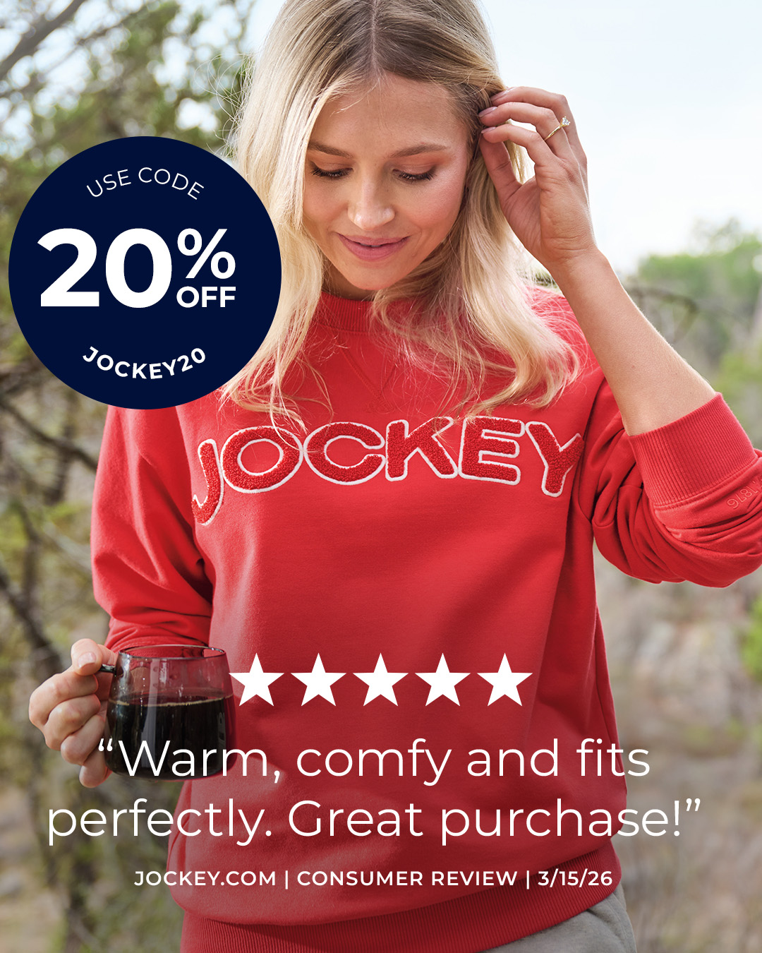Jockey Facebook ad
