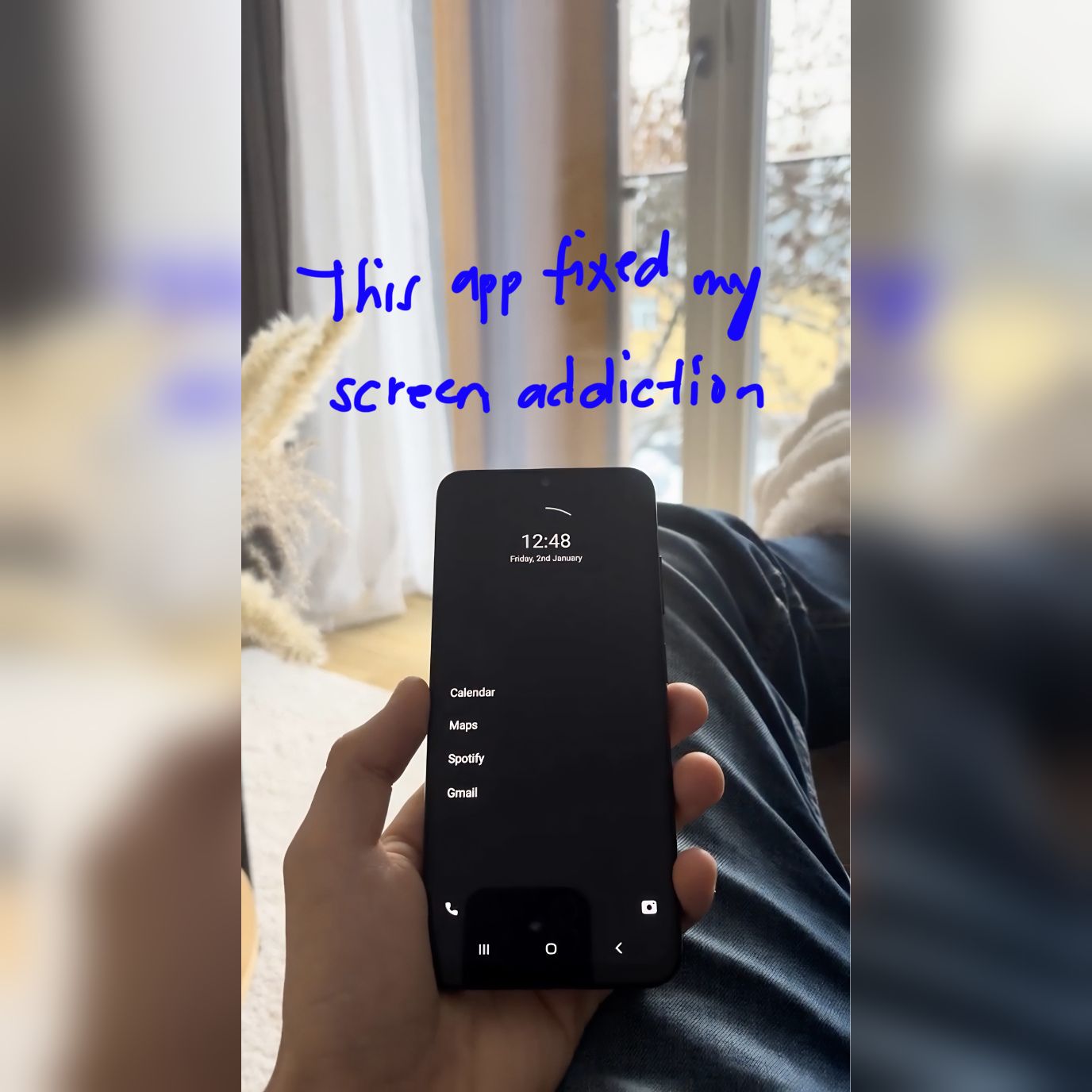 minimalist phone Facebook ad