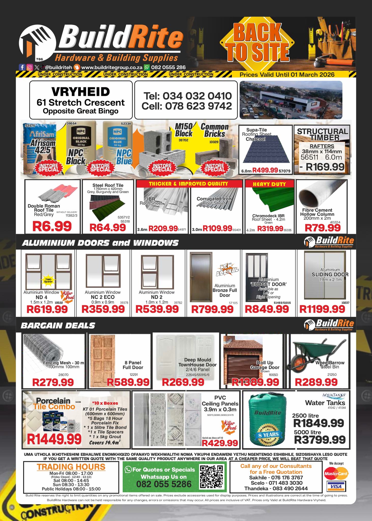Build Rite Hardware Facebook ad