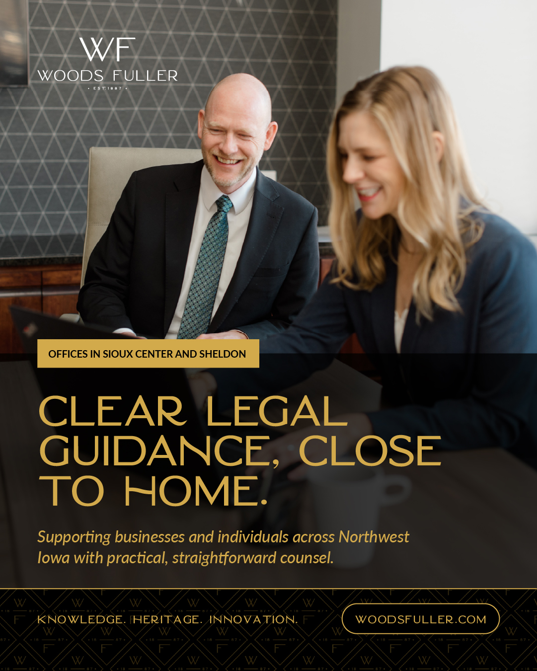 Woods Fuller Facebook ad: Contact us today for legal guidance.