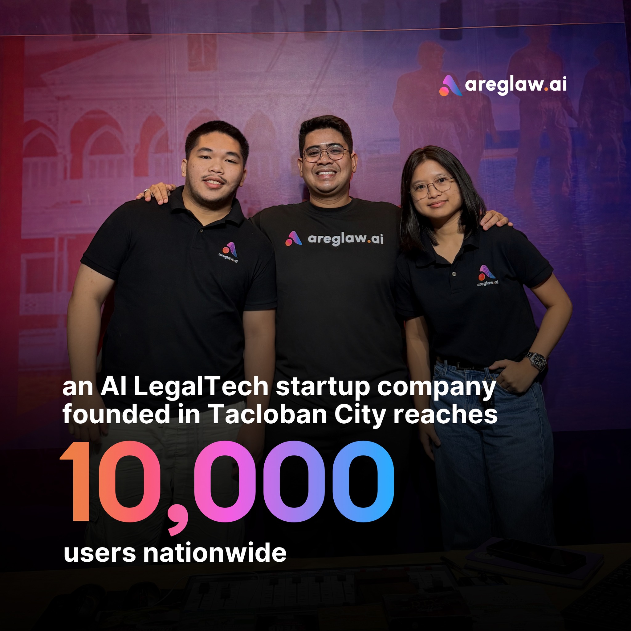 areglaw.ai Facebook ad: 𝟭𝟬,𝟬𝟬𝟬+ 𝗹𝗮𝘄 𝘀𝘁𝘂𝗱𝗲𝗻𝘁𝘀 𝗮𝗻𝗱 𝗹𝗮𝘄𝘆𝗲𝗿𝘀…