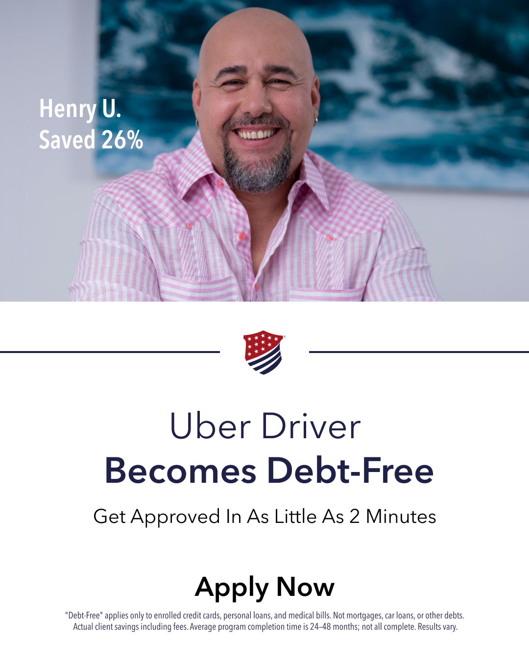 National Debt Relief Facebook ad