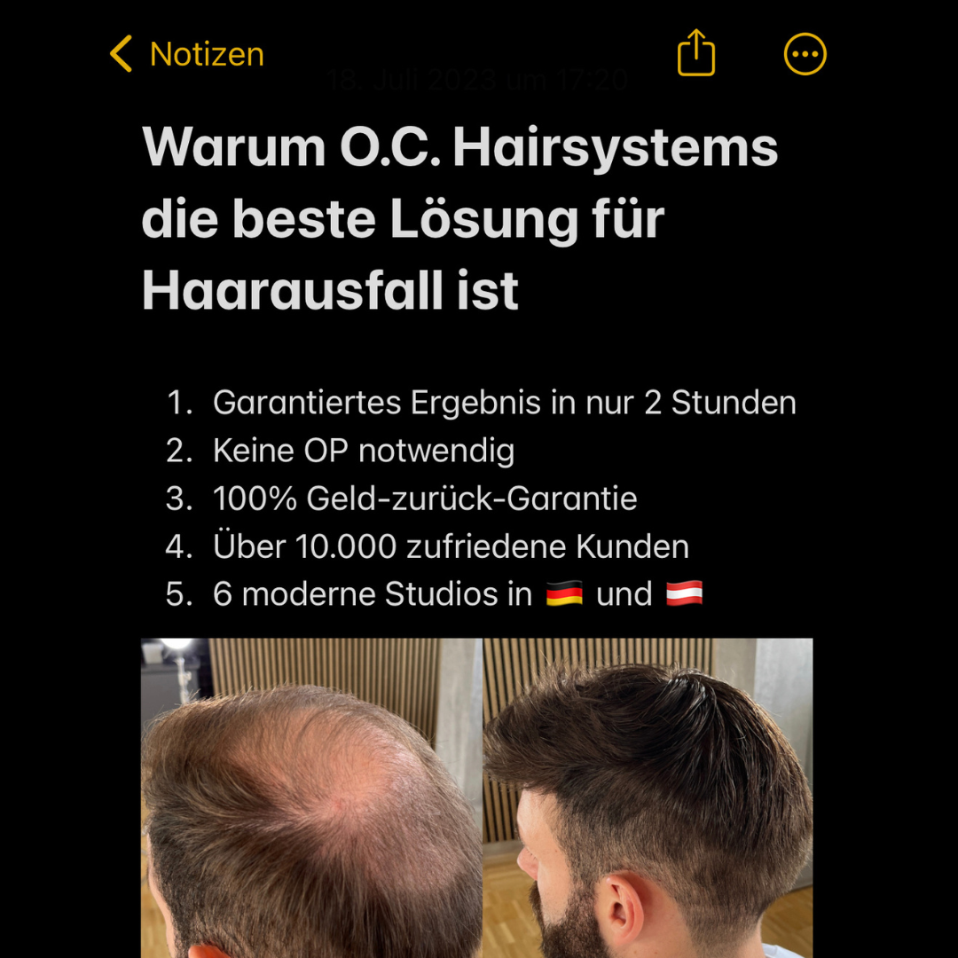O.C. Hairsystems Facebook ad