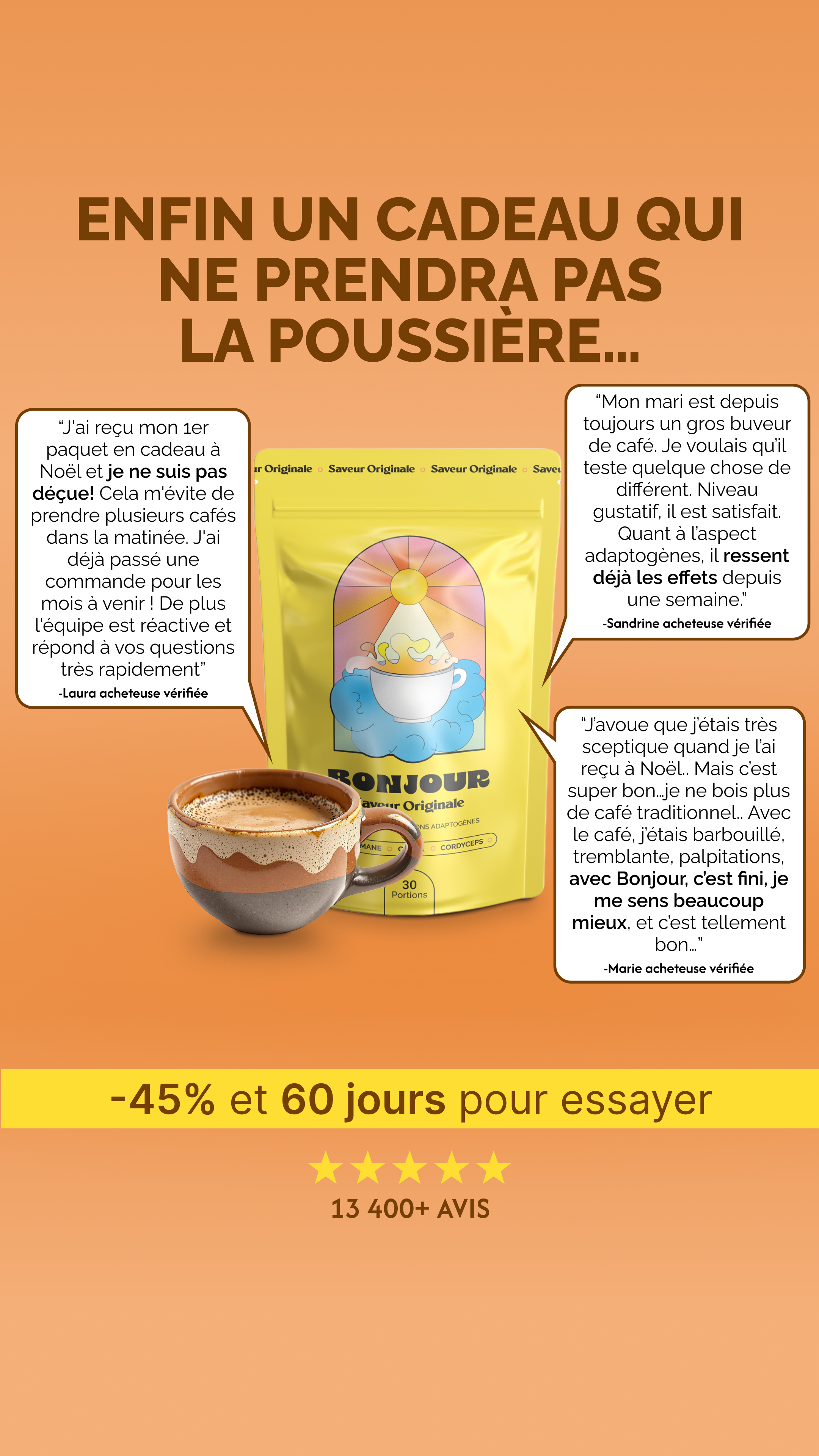 Bonjour Facebook ad