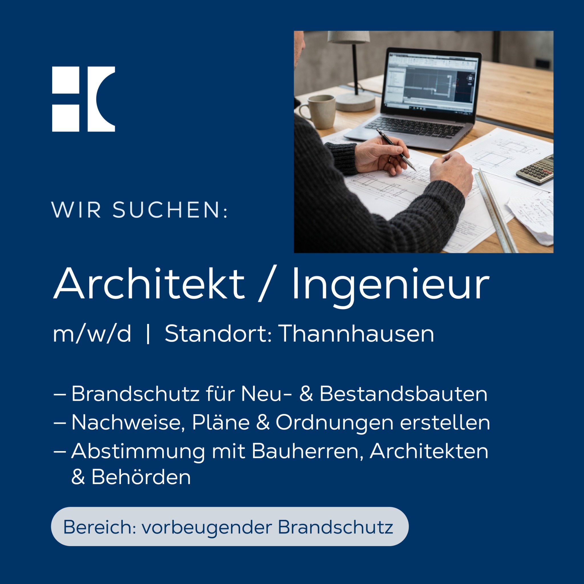 HC Ingenieure GmbH Facebook ad: Wir suchen eine:n erfahrene:n Brandschutzplaner:in (m/w/d)…