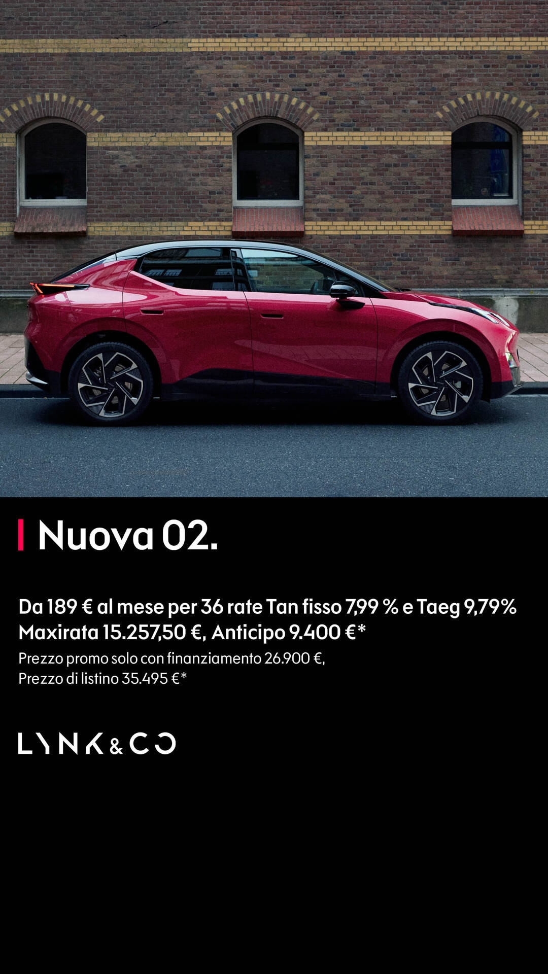 Lynk & Co Facebook ad from Aug 1, 2026