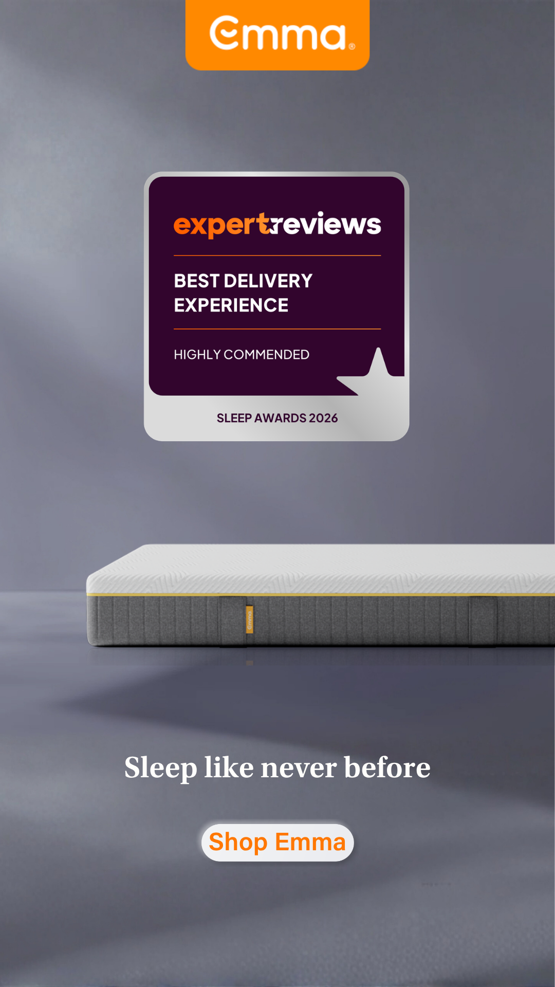 Emma Sleep UK Facebook ad