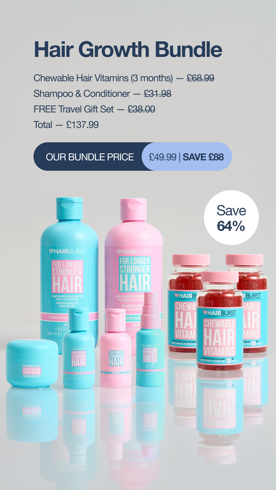 Hairburst Facebook ad