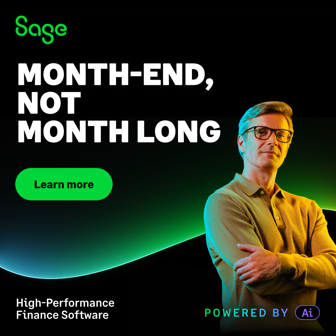 Sage Facebook ad: Real-Time Visibility, Any Industry