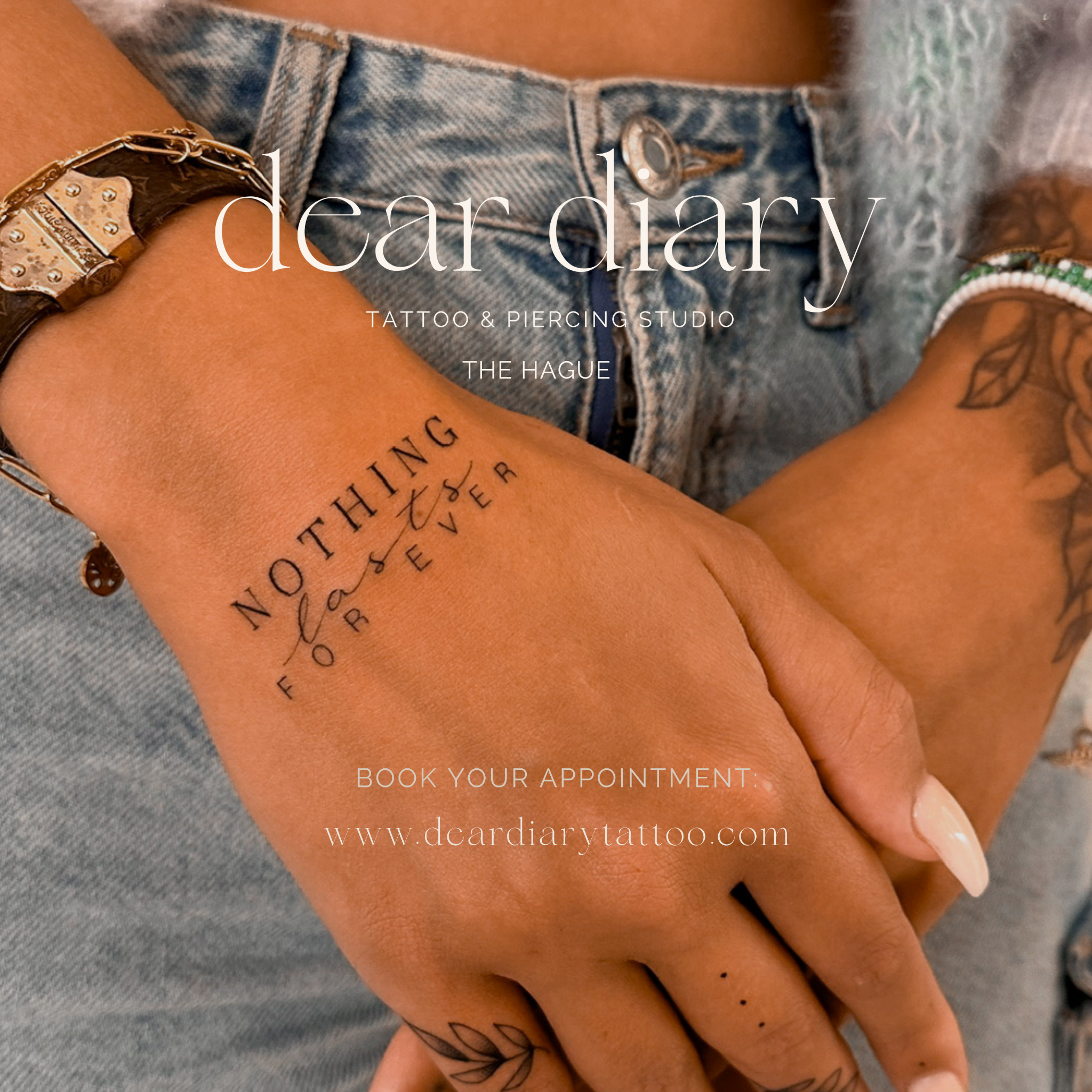 Dear Diary Tattoo Facebook ad from Oct 12, 2025
