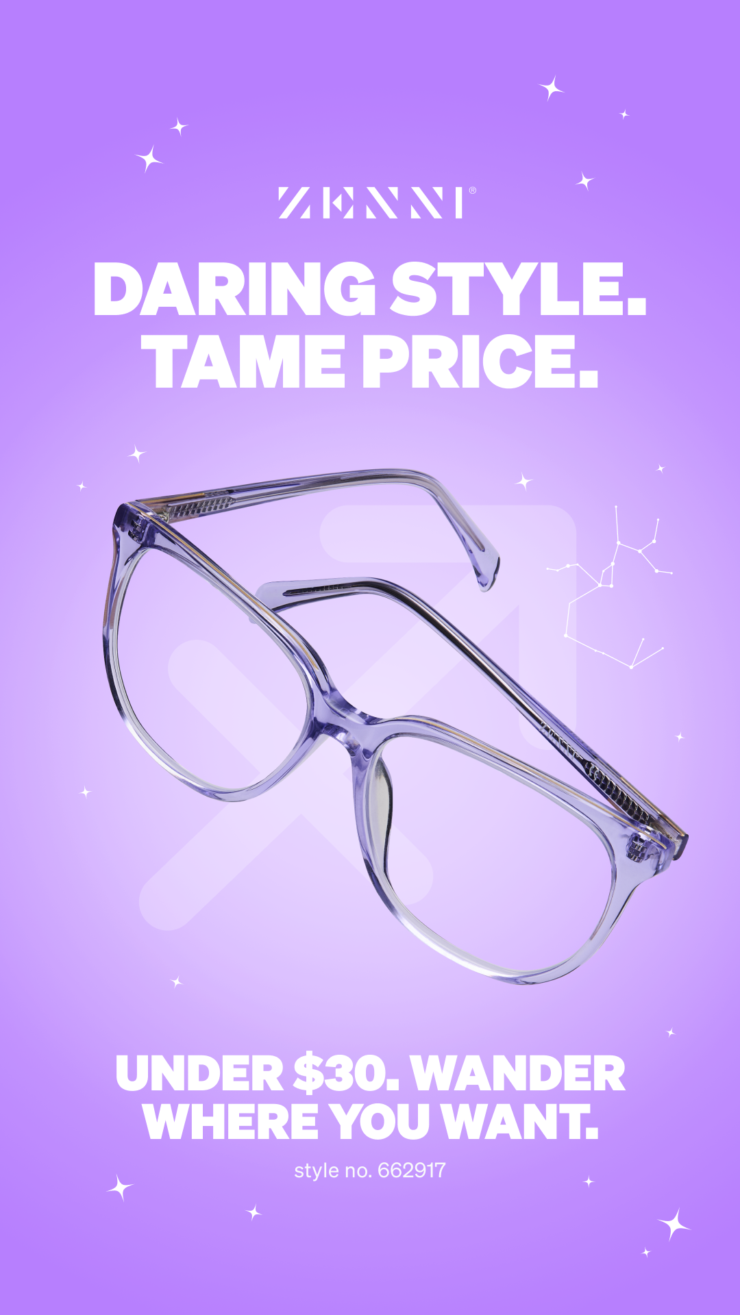 Zenni Optical Facebook ad