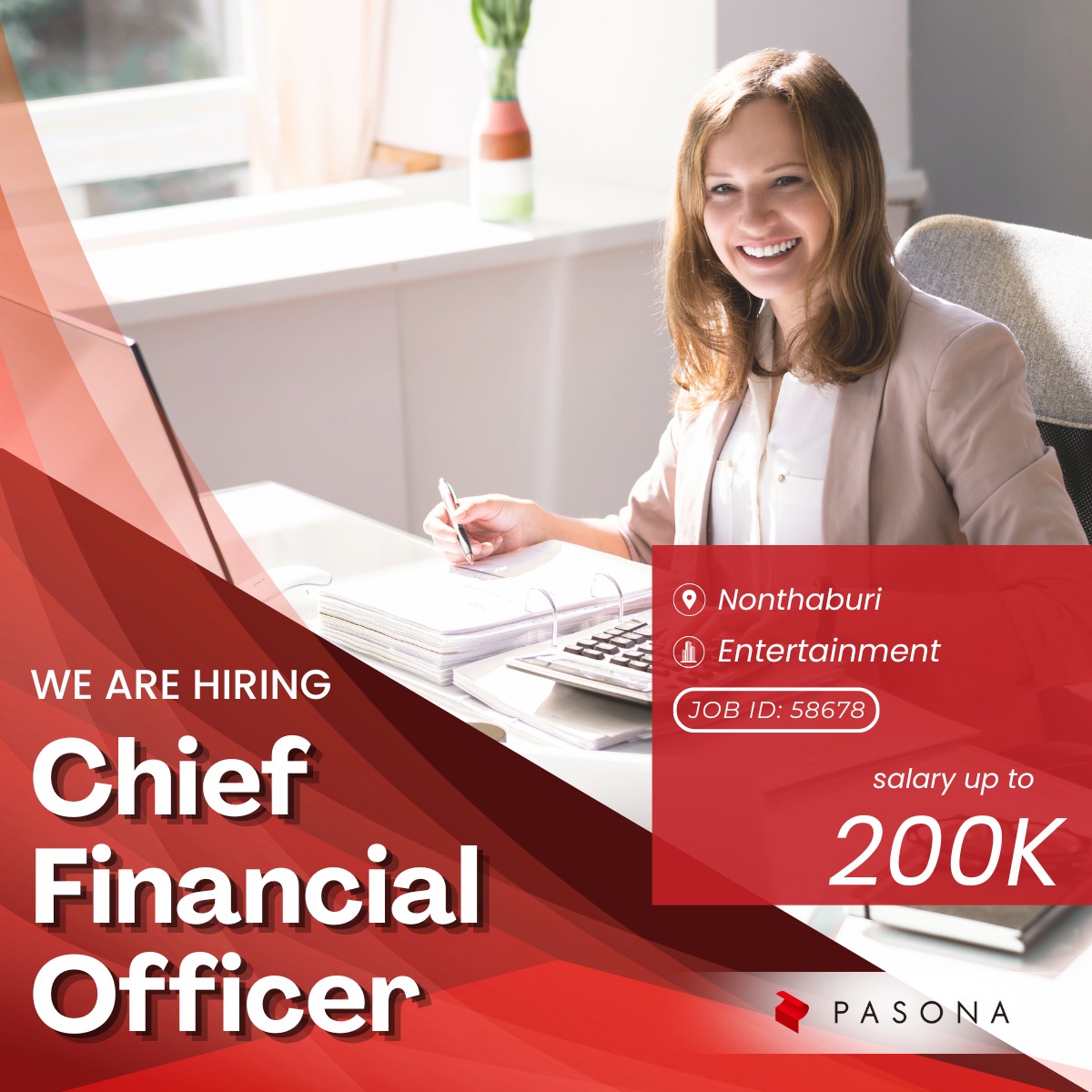 Pasona Recruitment Thailand Facebook ad