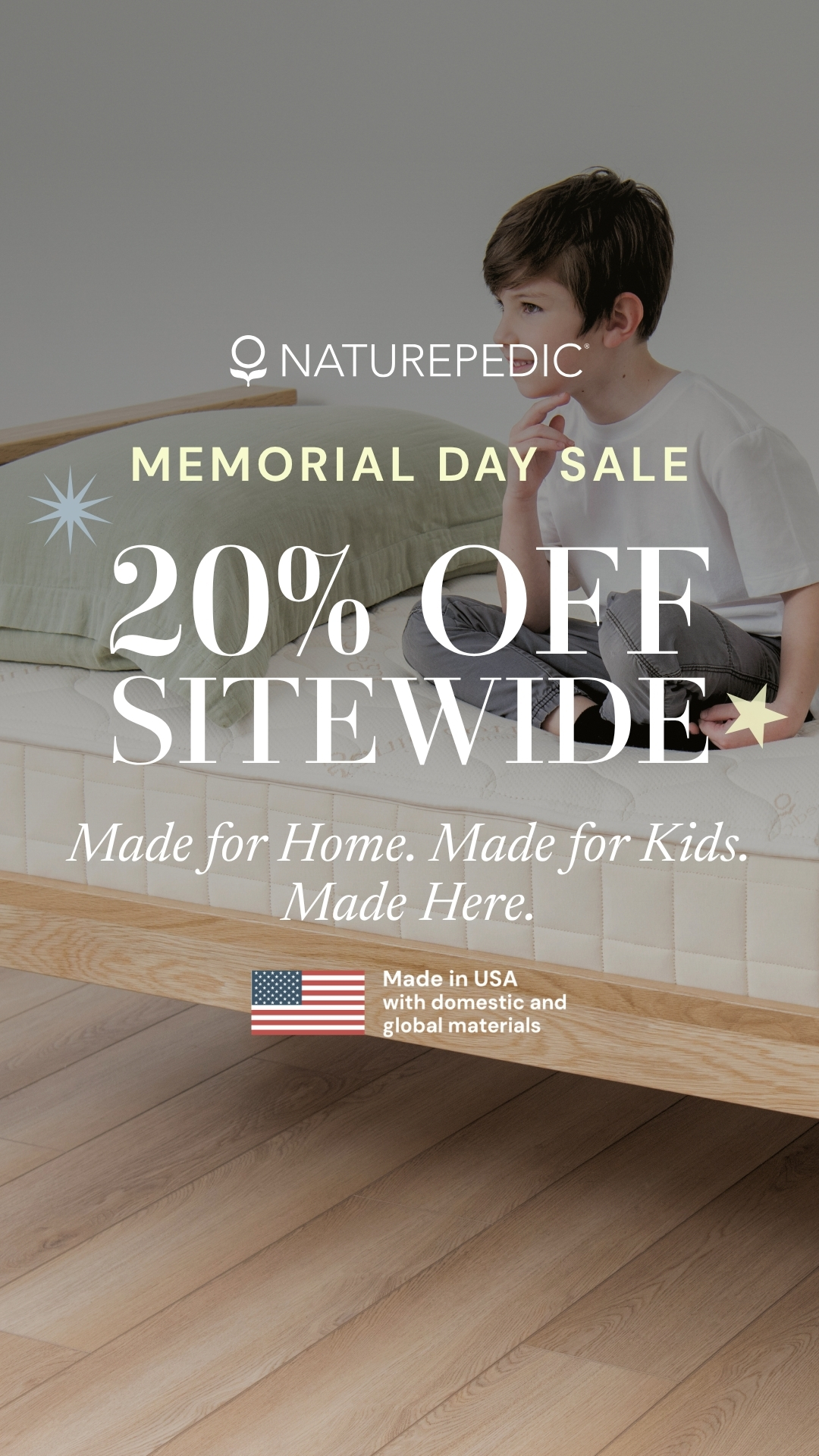 Naturepedic Facebook ad