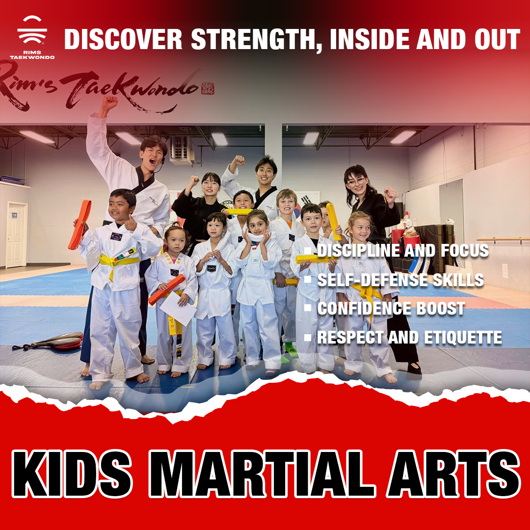 Master Rim's Taekwondo Facebook ad: Turn Energy Into Focus and Confidence
