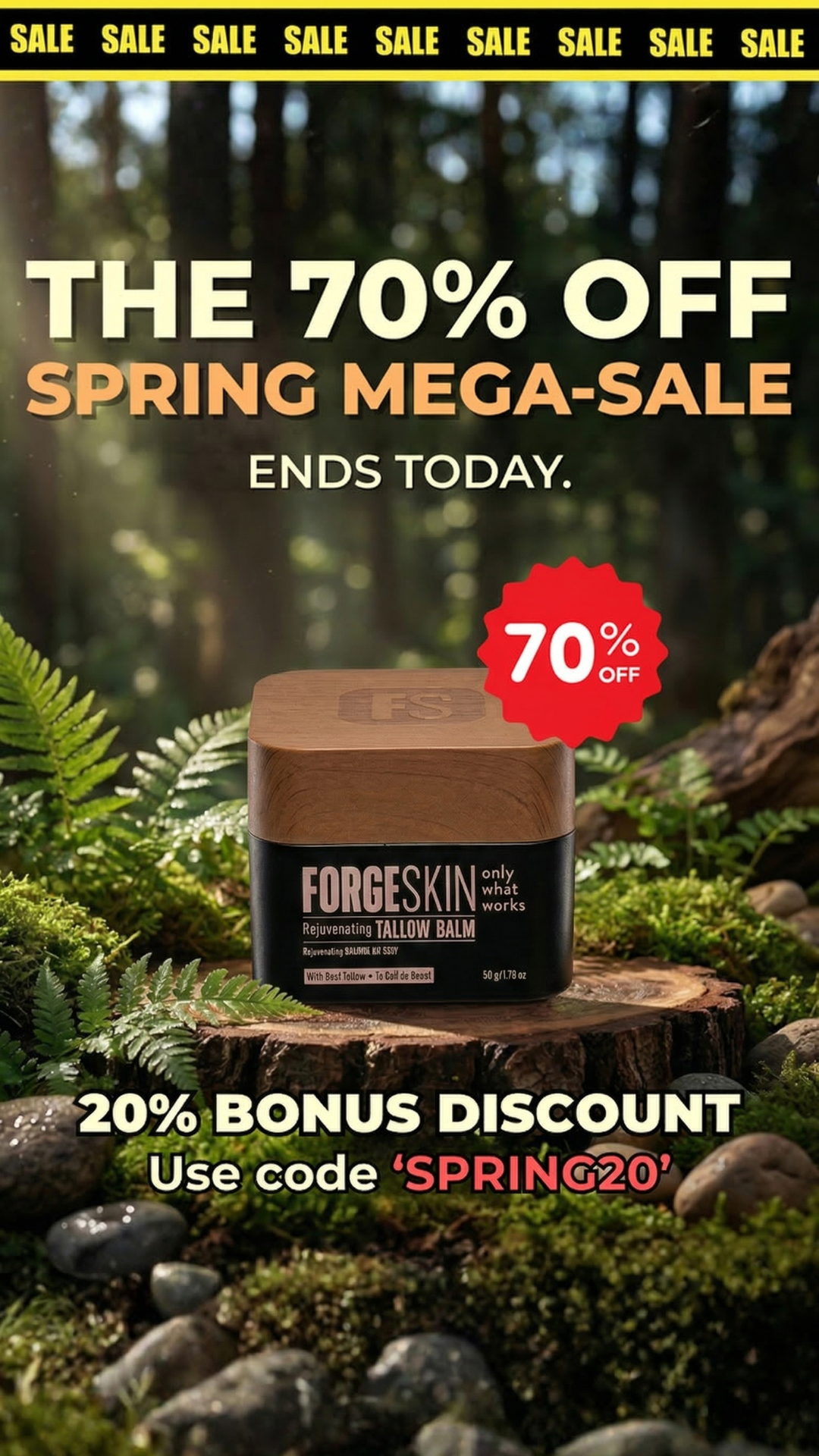 Forge Men Facebook ad