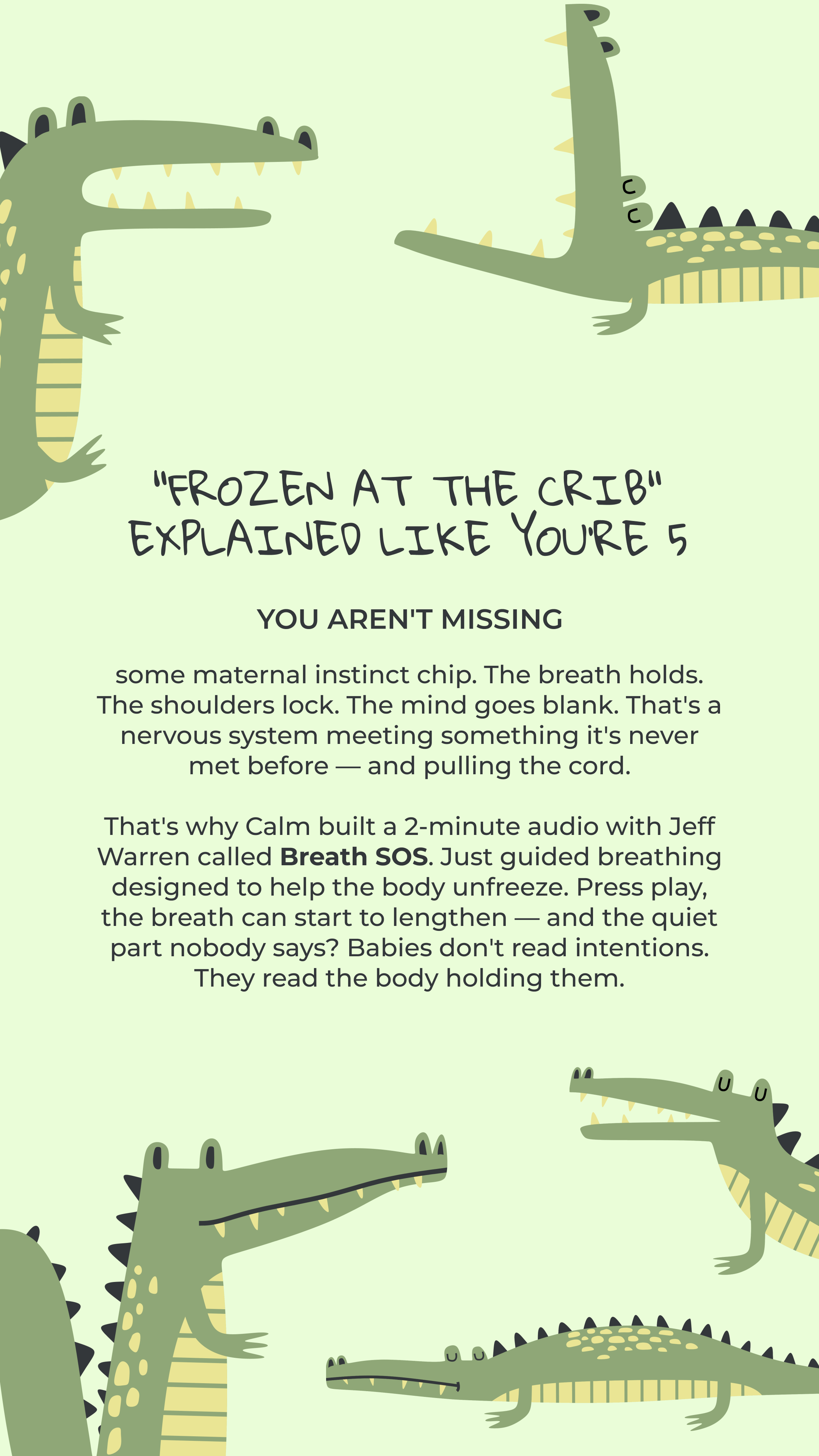 Calm Facebook ad