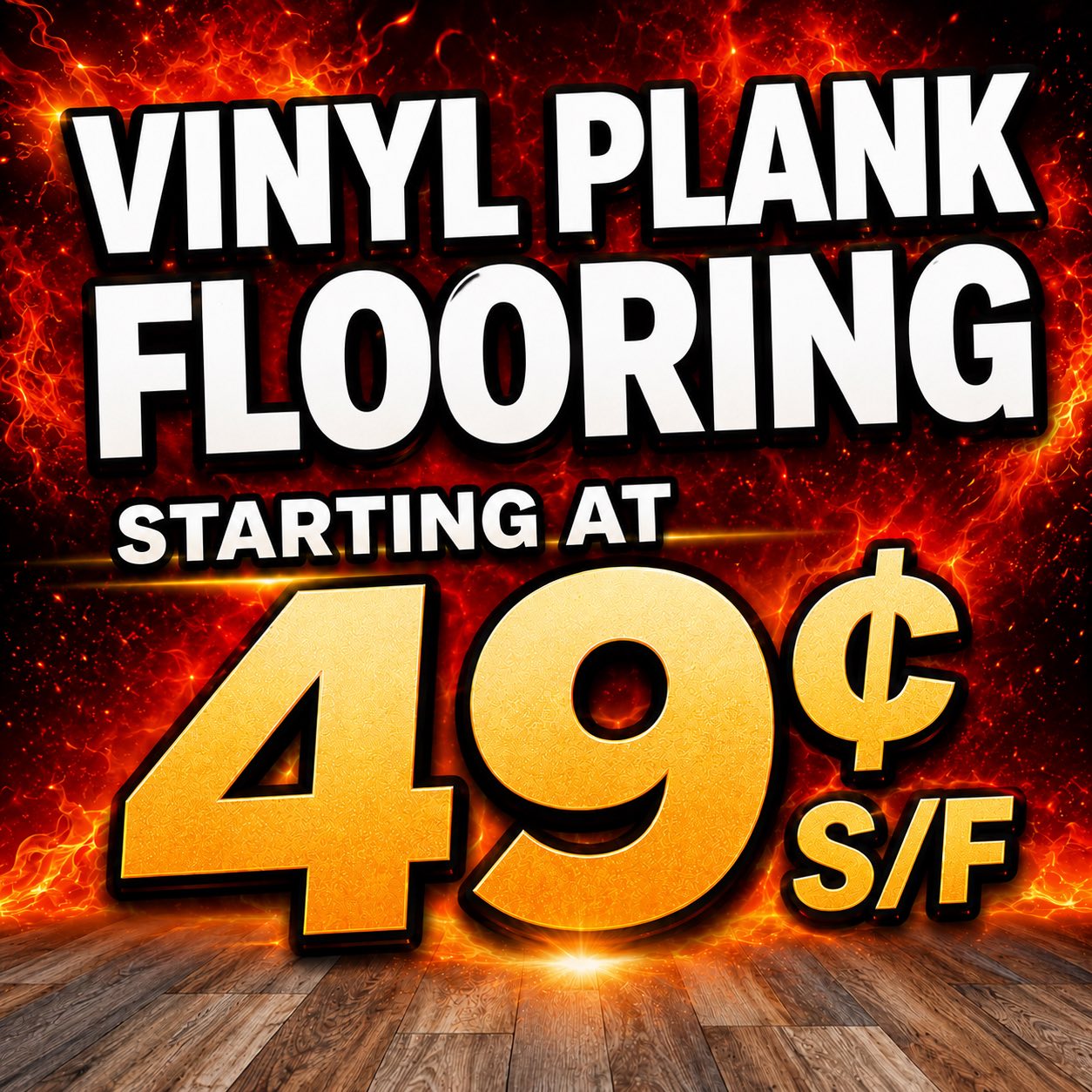 Show Flooring Facebook ad