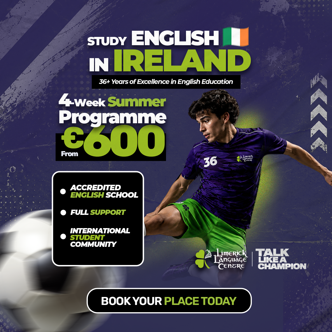 Limerick Language Centre - LLC Facebook ad