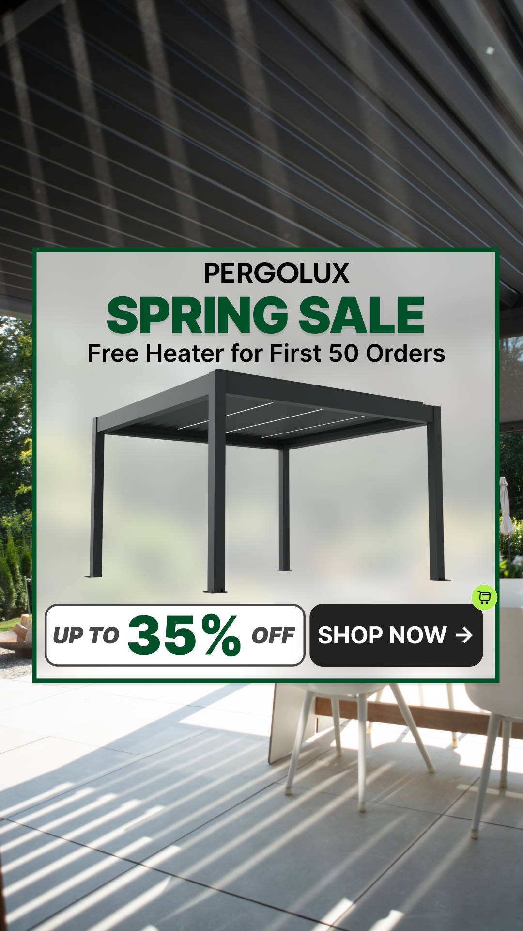 pergolux.au Facebook ad