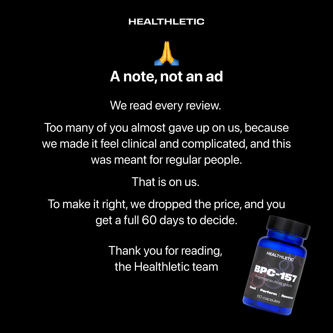 Healthletic US News Facebook ad: The Hidden Reason Your Body Stopped Recovering