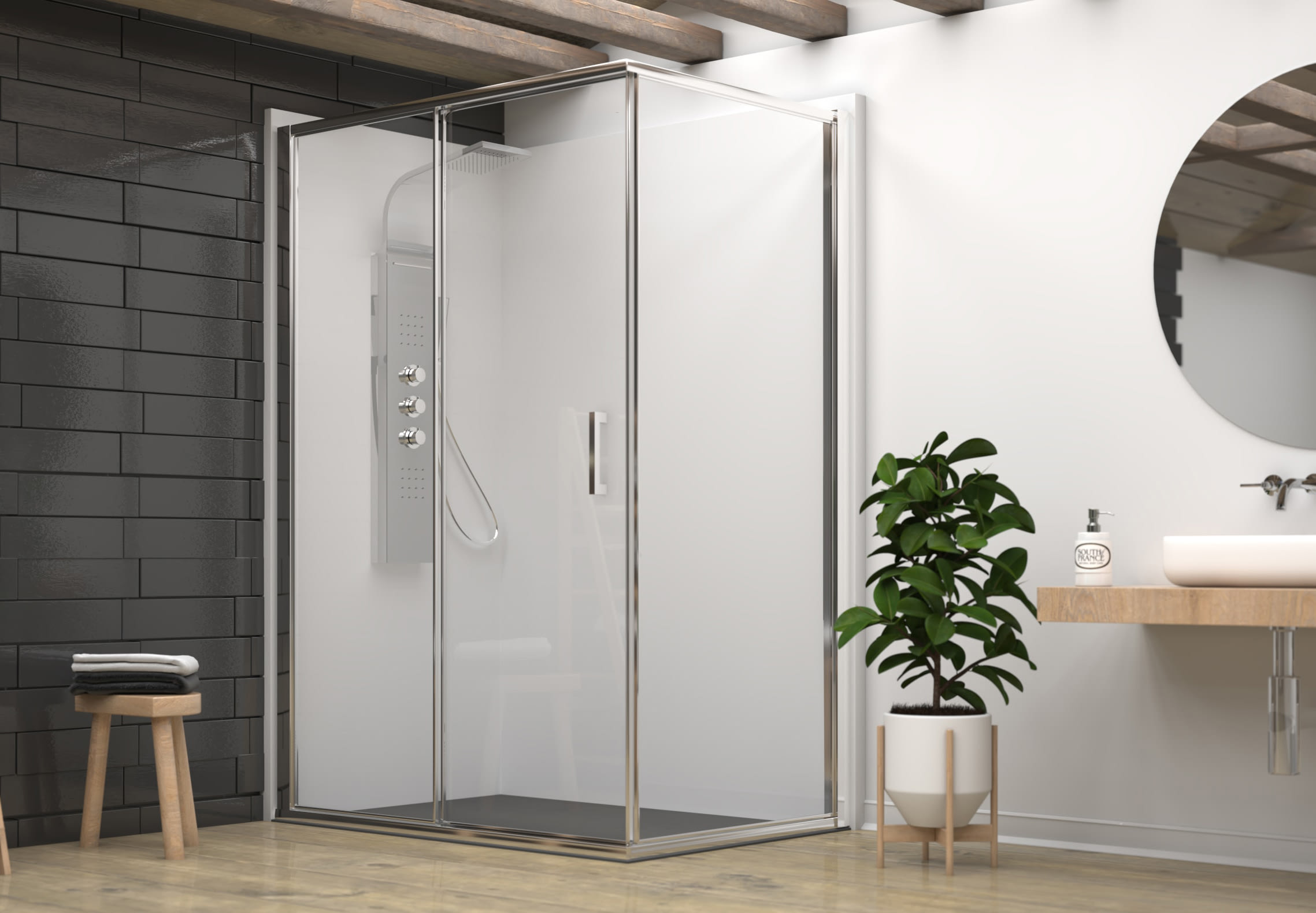 Solomamparas Facebook ad: Transforma tu baño en un oasis de estilo…