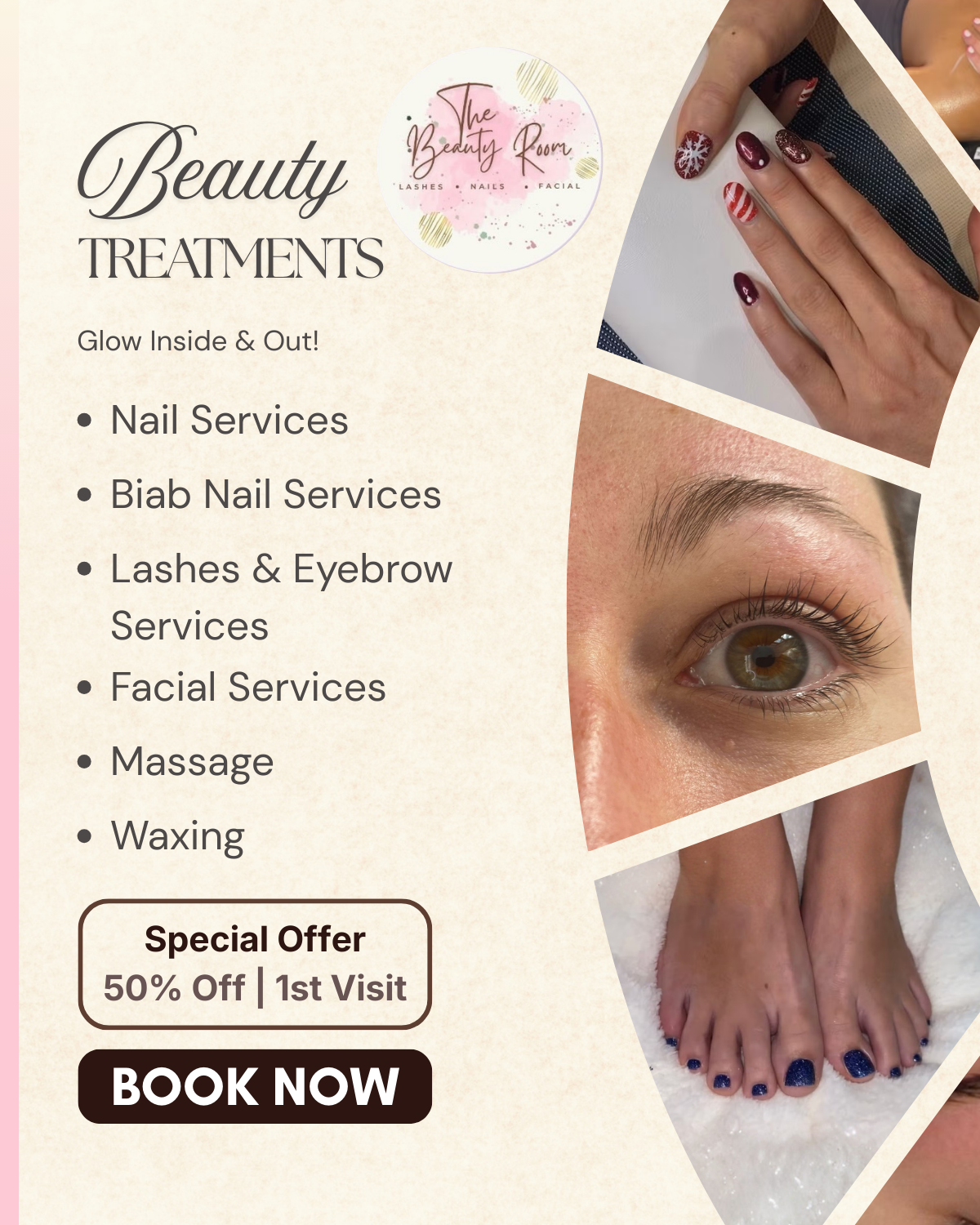 The Beauty Room Facebook ad