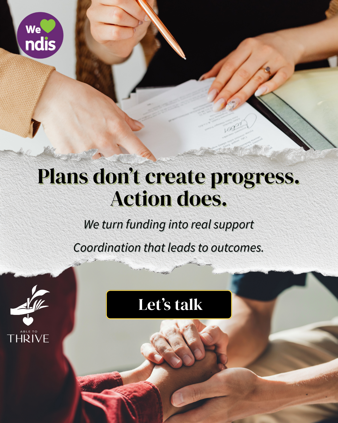 Able to Thrive Facebook ad