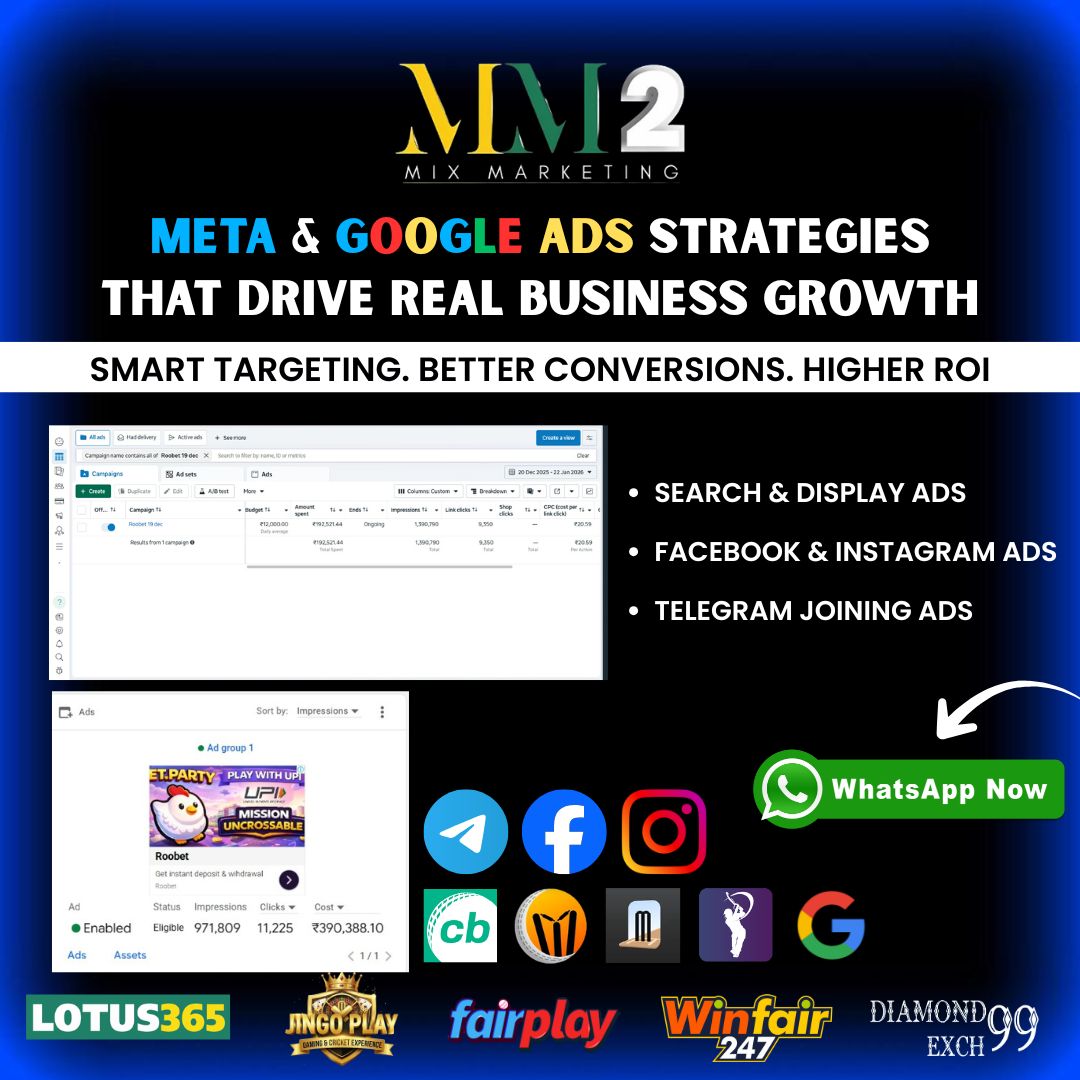 Mix Markerting Facebook ad: We run ads though agency ad account