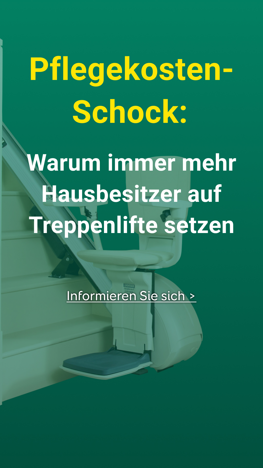 Aroundhome - Treppenlift Facebook ad