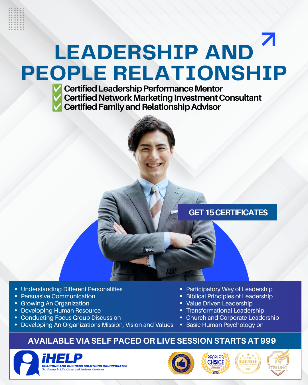 IHELP Coaching and Business Solutions Corporation Facebook ad