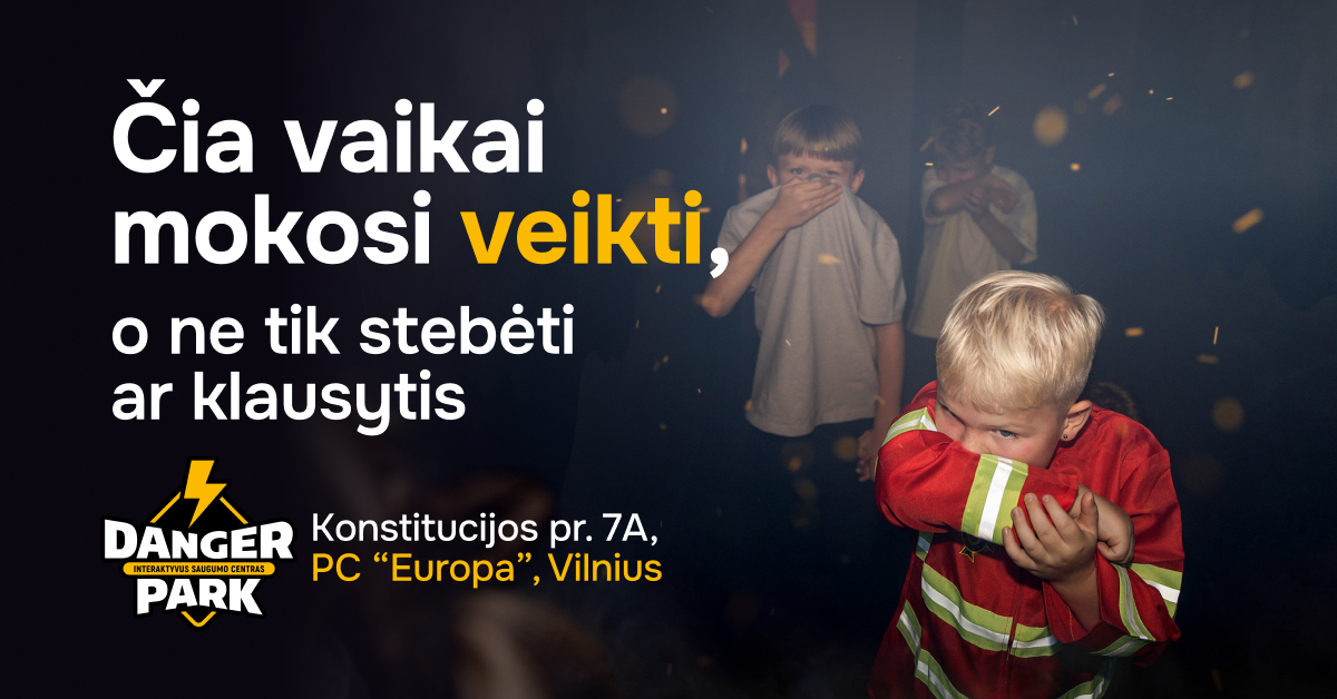 Danger Park - Interaktyvi saugumo paroda visai šeimai Facebook ad from Nov 6, 2025