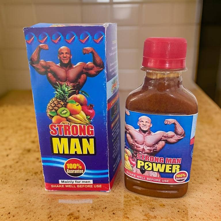 Strong Man Powa Facebook ad: Cessez de vous contenter de la « moyenne ».