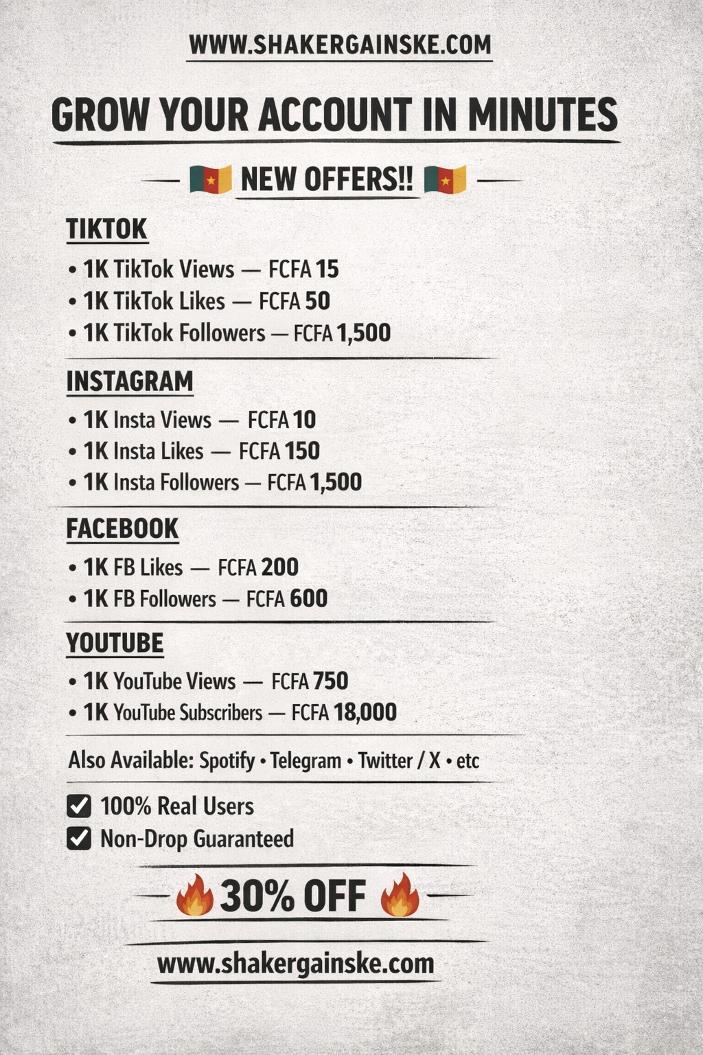 Shaker SMM Panel Facebook ad