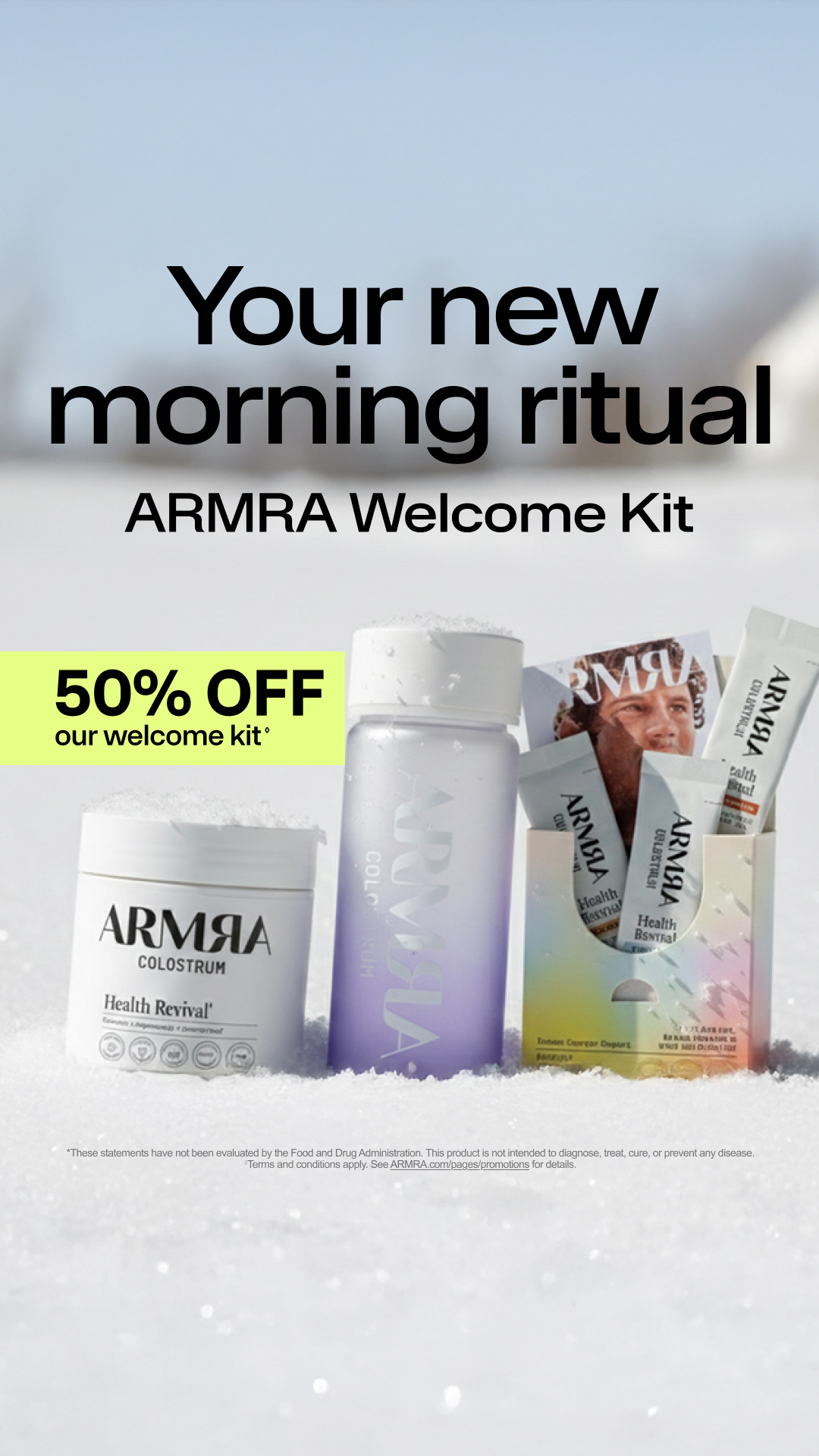 ARMRA Facebook ad