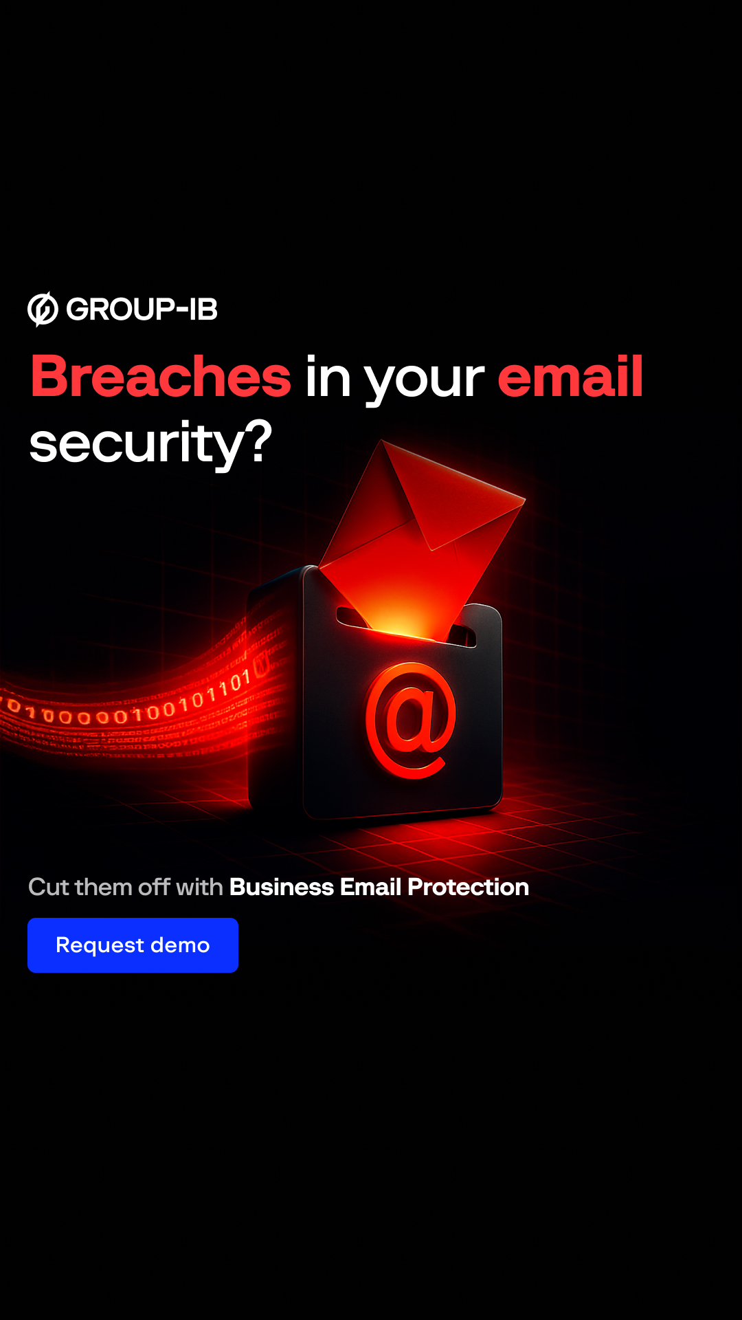 Group-IB: Intelligence-driven Cyber Security Facebook ad from Feb 21, 2026